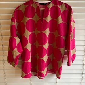 Marimekko/Uniqlo linen top size S